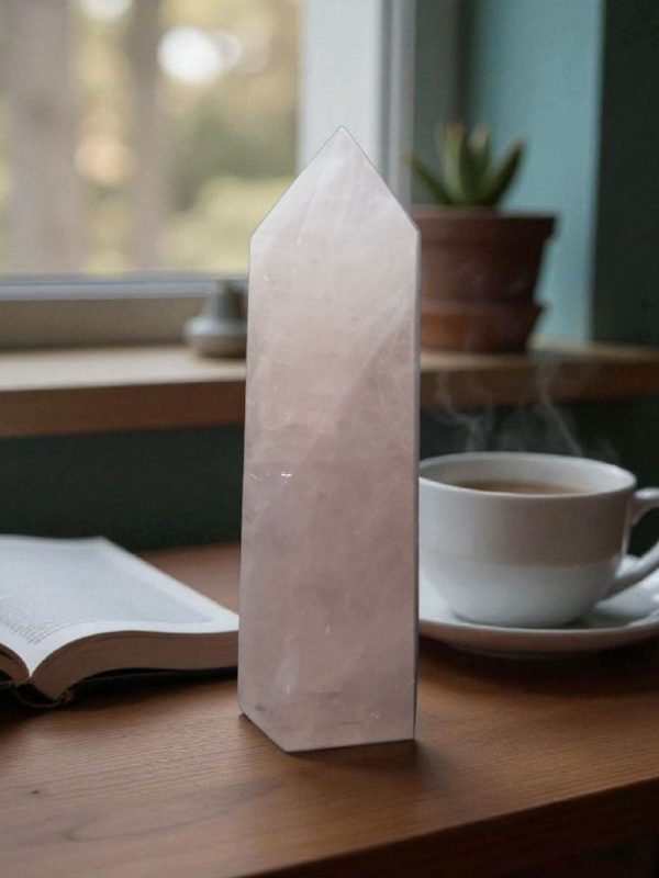 Rose Quartz Tower – Love, Compassion & Emotional Healing