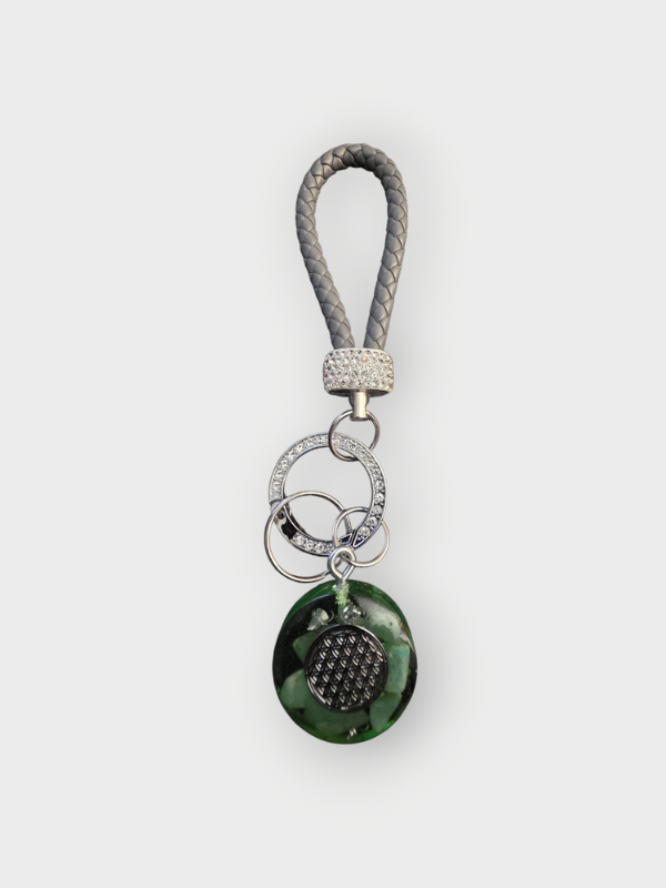 Green Aventurine keychain