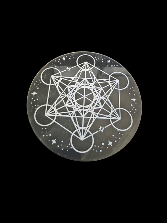 Sacred Geometry Gridding Plate - Metatron's Cube
