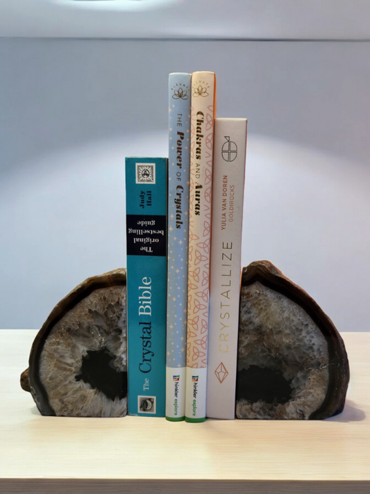 Natural Agate Bookends – Balance, Stability & Grounding Energy