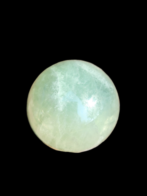 Green Fluorite Sphere — Clarity • Focus • Calming Energy