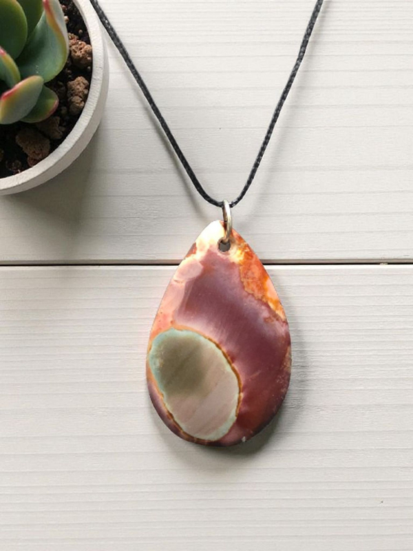 Polychrome Jasper Pendant – Vitality, Grounding & Creative Flow