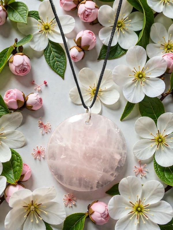 Rose Quartz Pendant – Love, Compassion & Heart Healing
