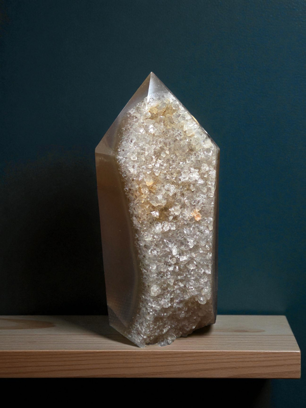 Druzy Agate Tower