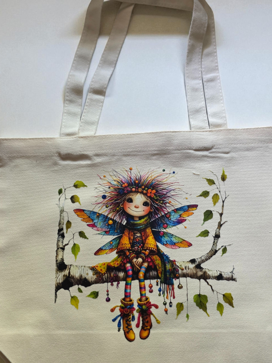 Tote Bag: Boho Fairy - large