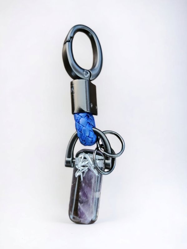 amethyst keychain