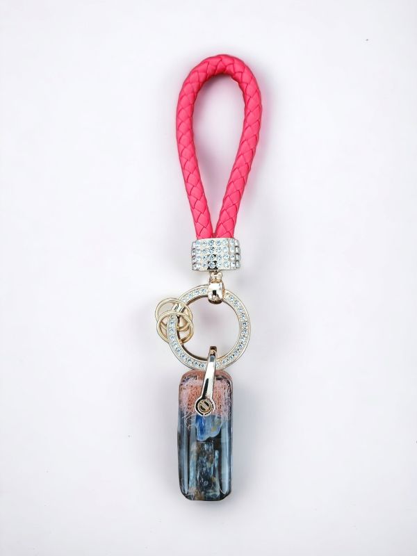 Kyanite keychain