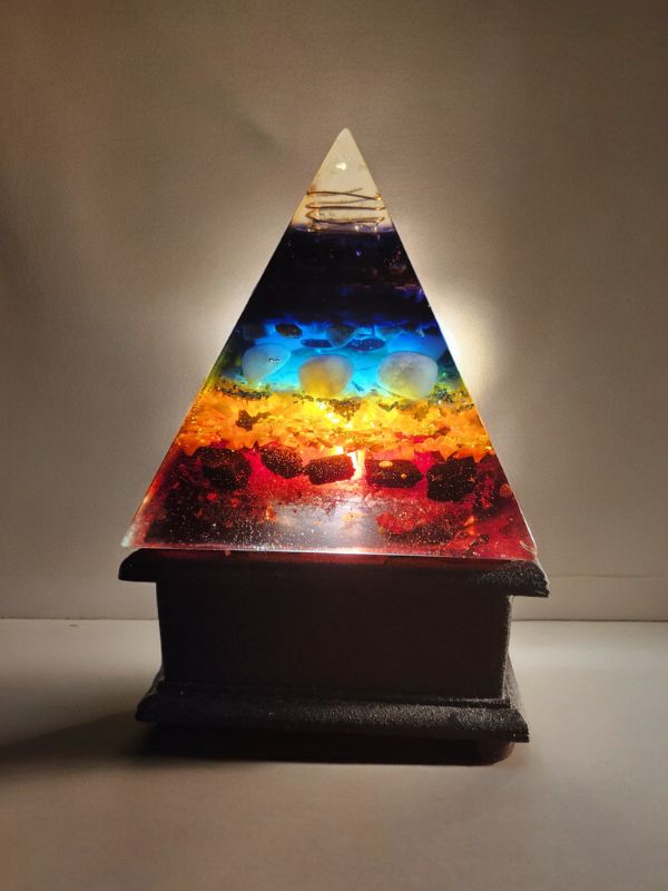 Celestial Harmony Orgonite Lamp