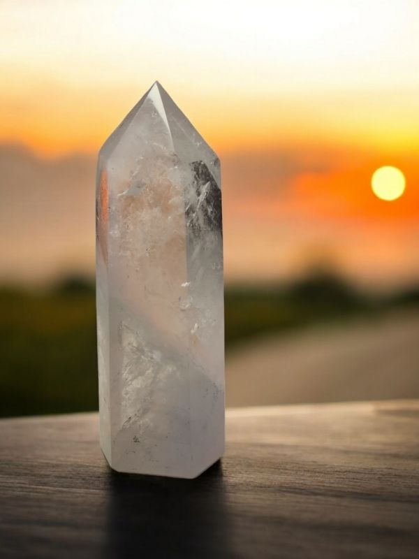 Clear Quartz Tower Large - SoulStone Designs